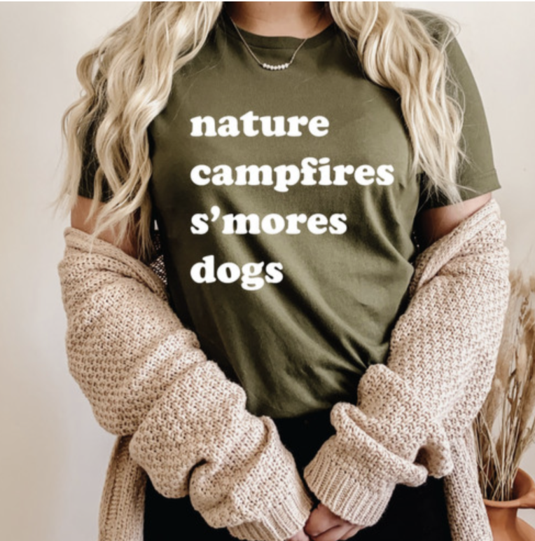 Campfire Dogs Tee