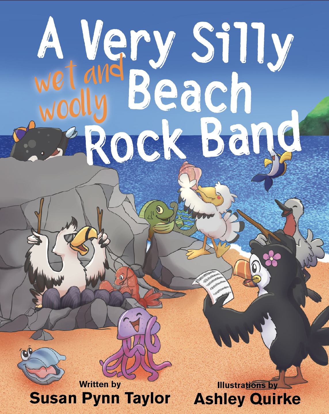 A Very Silly (wet and wooly) Beach Rock Band